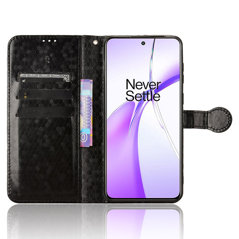 For OnePlus Nord CE4 5G / Ace 3V 5G Wallet Case Dots Imprinted Magnetic Phone Cover
