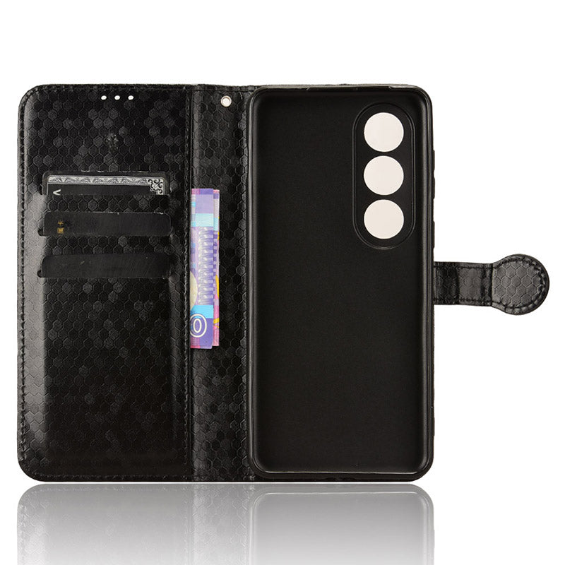 For OnePlus Nord CE4 5G / Ace 3V 5G Wallet Case Dots Imprinted Magnetic Phone Cover