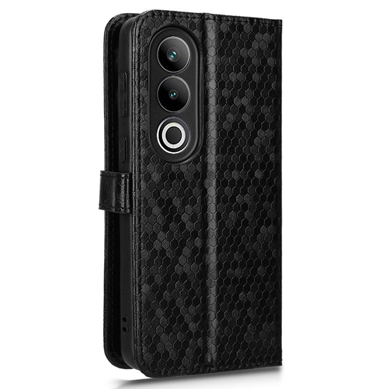 For OnePlus Nord CE4 5G / Ace 3V 5G Wallet Case Dots Imprinted Magnetic Phone Cover