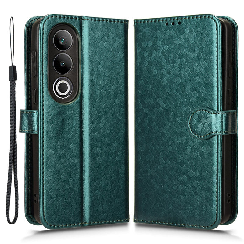 For OnePlus Nord CE4 5G / Ace 3V 5G Wallet Case Dots Imprinted Magnetic Phone Cover
