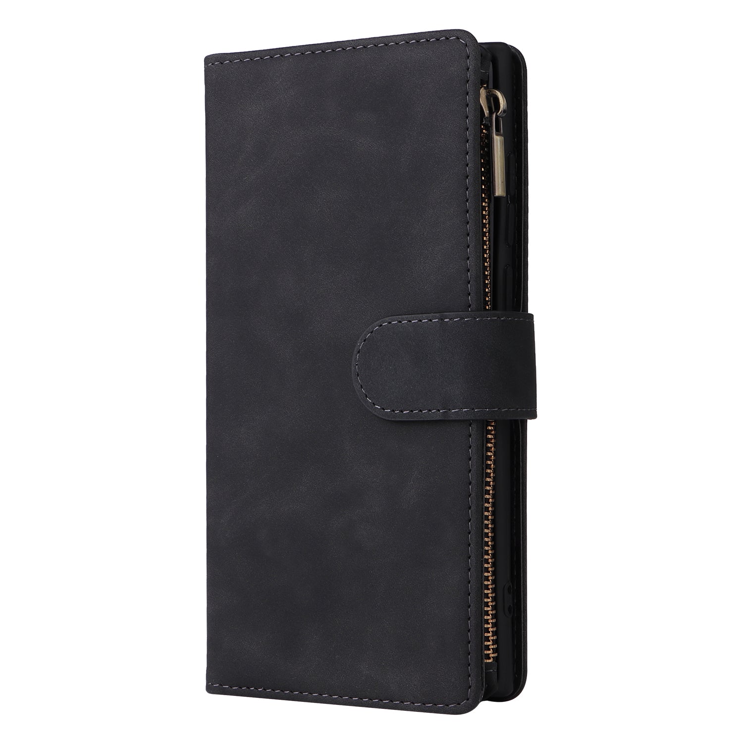 For Samsung Galaxy S24 Ultra Cell Phone Case Multiple Card Slots PU Leather Protection Cover