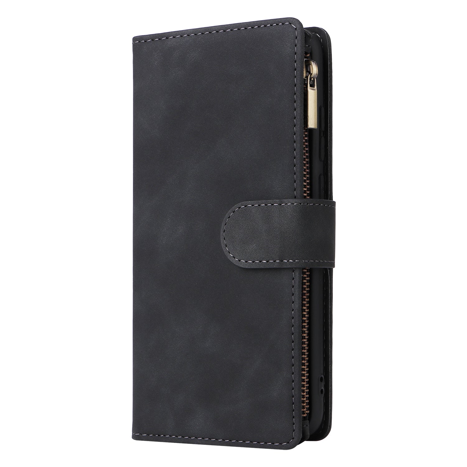 For Samsung Galaxy A05 4G Case Multiple Card Slots Anti-fall Zipper Pocket Leather Phone Cover