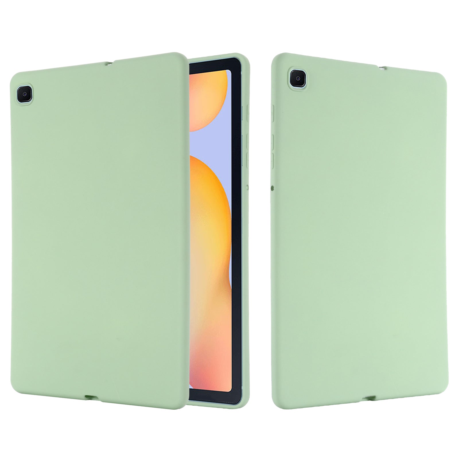 For Samsung Galaxy Tab S6 Lite (2020) / (2022) / (2024) Case Liquid Silicone Scratch Resistant Tablet Cover