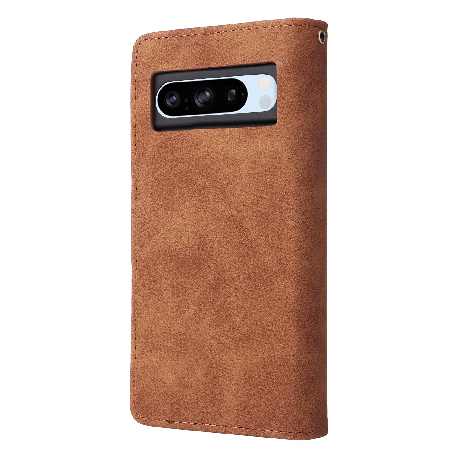 For Google Pixel 8a Cell Phone Case Zipper Wallet Card Holder Leather Drop-proof Cover