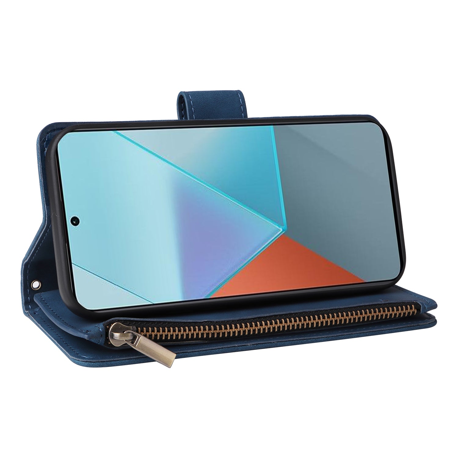 For Xiaomi Redmi Note 13 Pro 5G / Poco X6 5G PU Leather Wallet Mobile Phone Cover Case with Multiple Card Slots