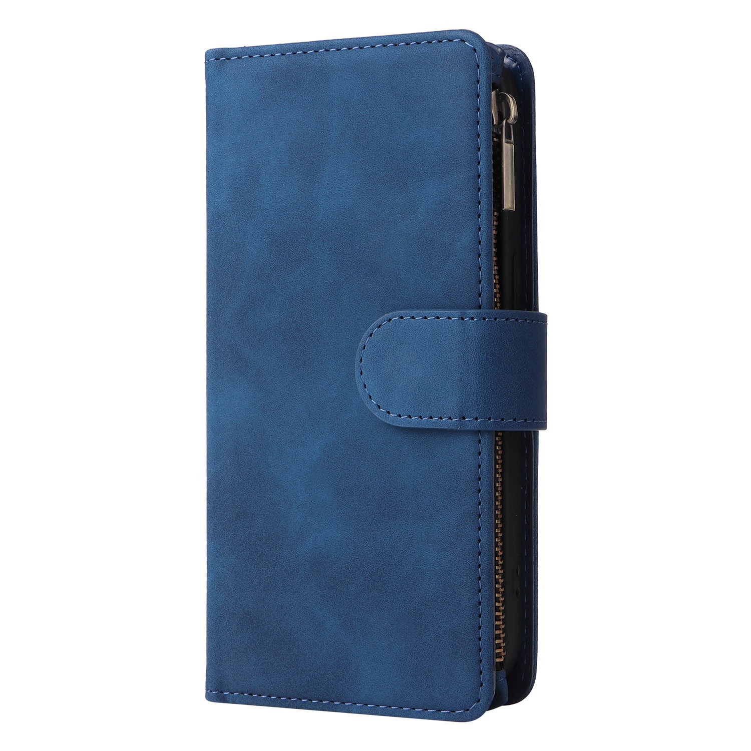For Xiaomi Redmi Note 13 Pro 5G / Poco X6 5G PU Leather Wallet Mobile Phone Cover Case with Multiple Card Slots