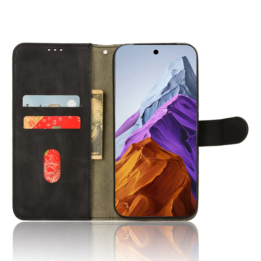 For Google Pixel 9 Pro Case Wallet PU Leather Flip Magnetic Closure Phone Cover
