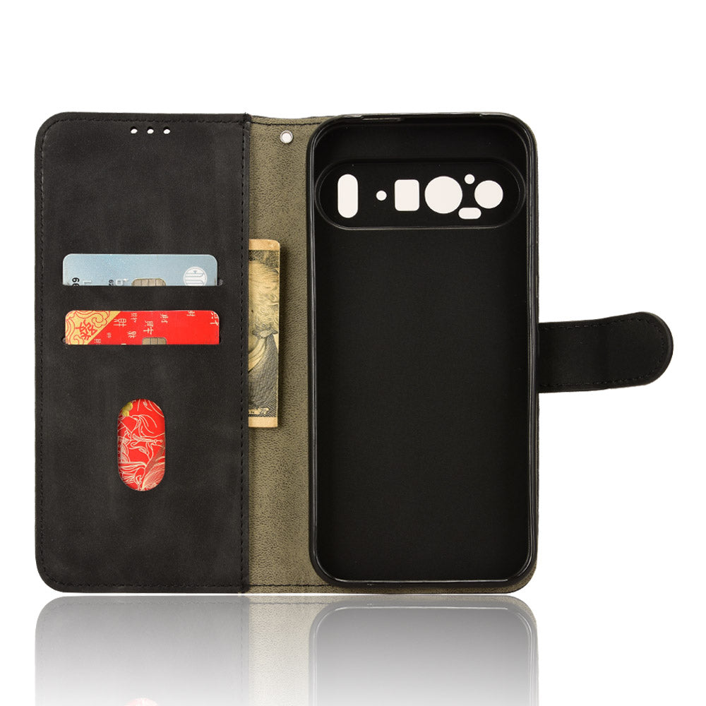 For Google Pixel 9 Pro Case Wallet PU Leather Flip Magnetic Closure Phone Cover