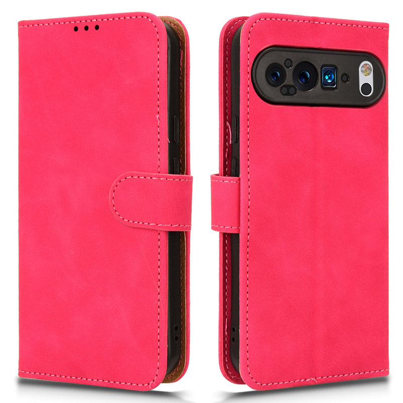 For Google Pixel 9 Pro Case Wallet PU Leather Flip Magnetic Closure Phone Cover