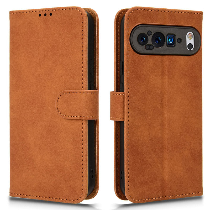 For Google Pixel 9 Pro Case Wallet PU Leather Flip Magnetic Closure Phone Cover