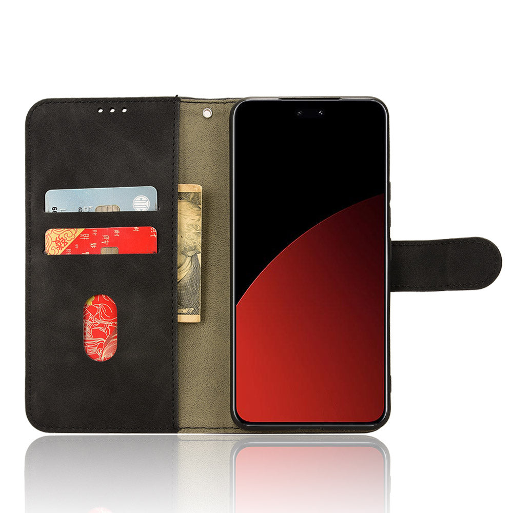 For Xiaomi Civi 4 Pro 5G Case Stand PU Leather Skin Touch Feeling Phone Cover
