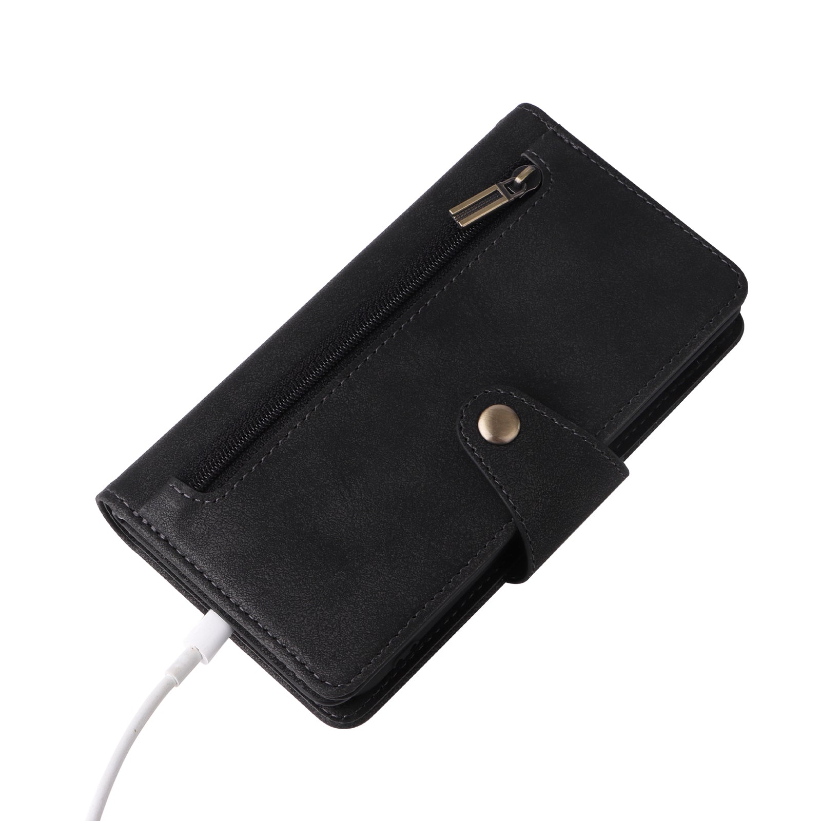For iPhone 7 / 8 / SE (2020) / SE (2022) Case PU Leather Stand Phone Cover with Rivet Decor