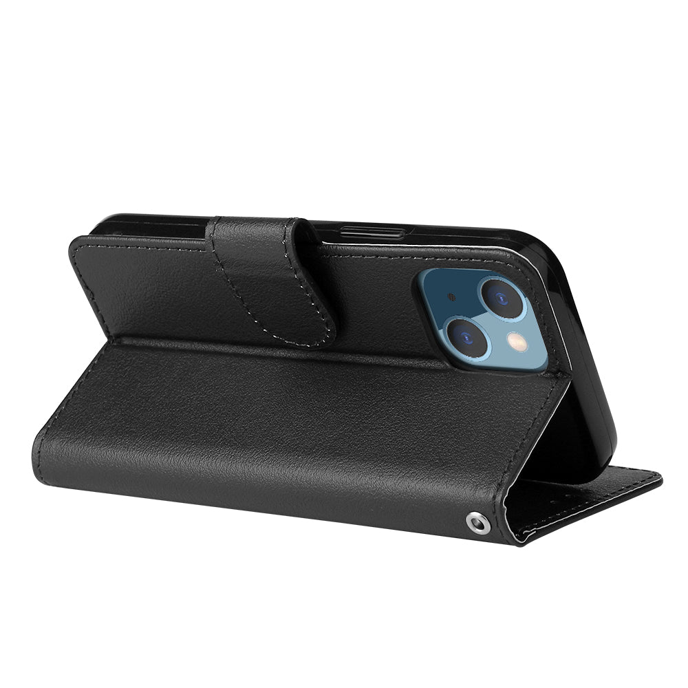 For iPhone 13 Case Shockproof PU Leather Wallet Phone Cover