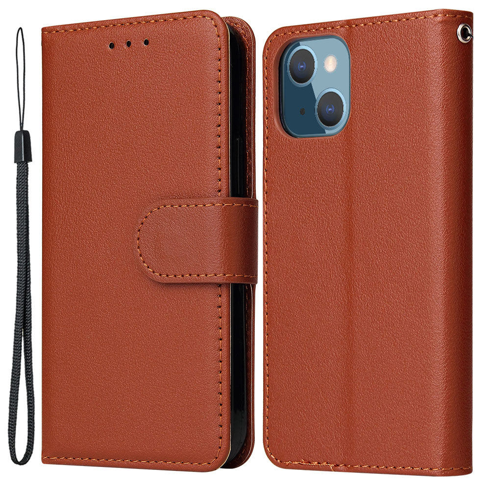 For iPhone 13 Case Shockproof PU Leather Wallet Phone Cover
