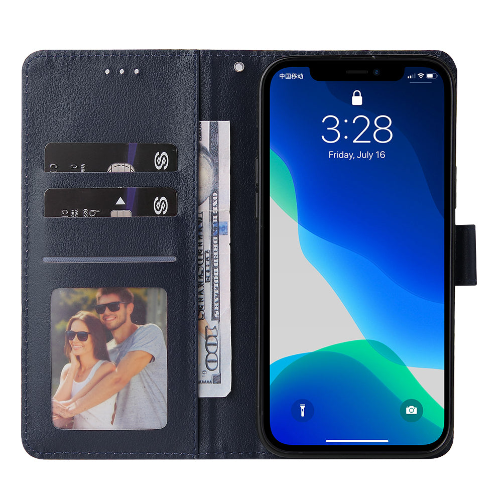For iPhone 11 Pro Shockproof Case Anti-Scratch PU Leather Wallet Phone Cover