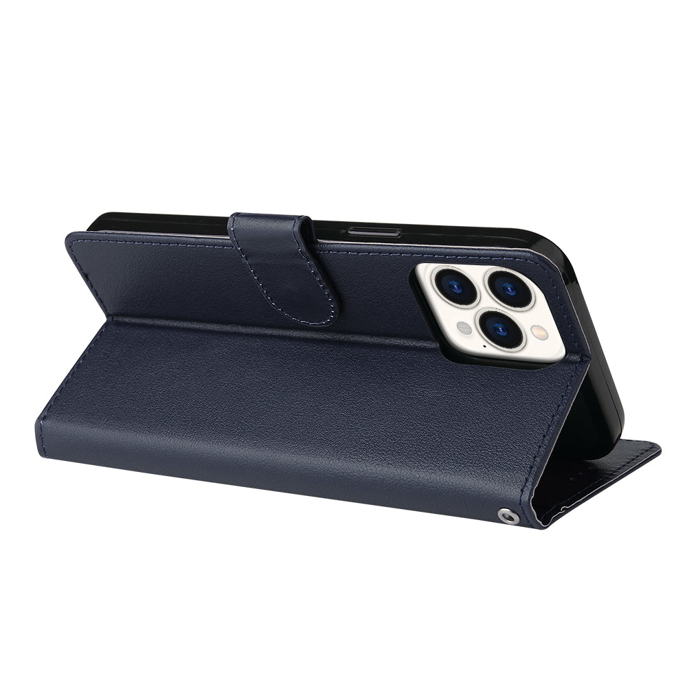 For iPhone 11 Pro Shockproof Case Anti-Scratch PU Leather Wallet Phone Cover