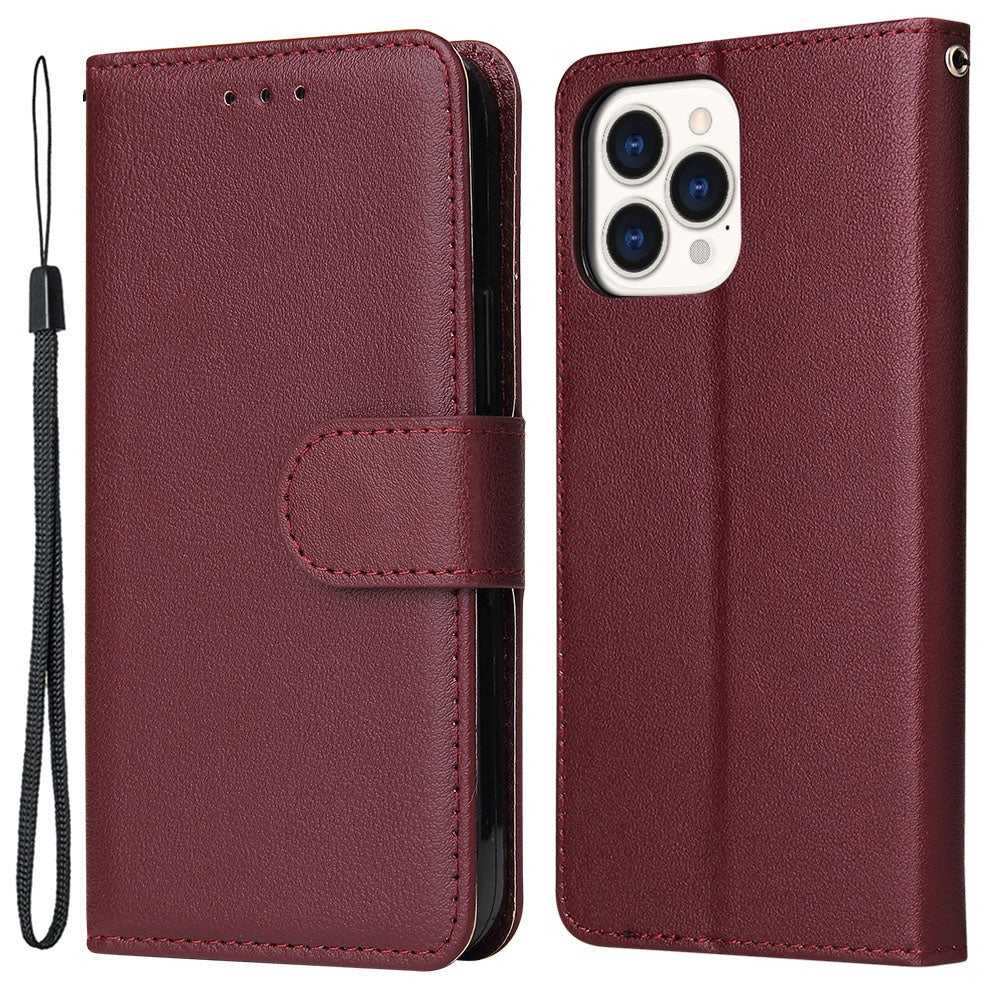 For iPhone 11 Pro Shockproof Case Anti-Scratch PU Leather Wallet Phone Cover