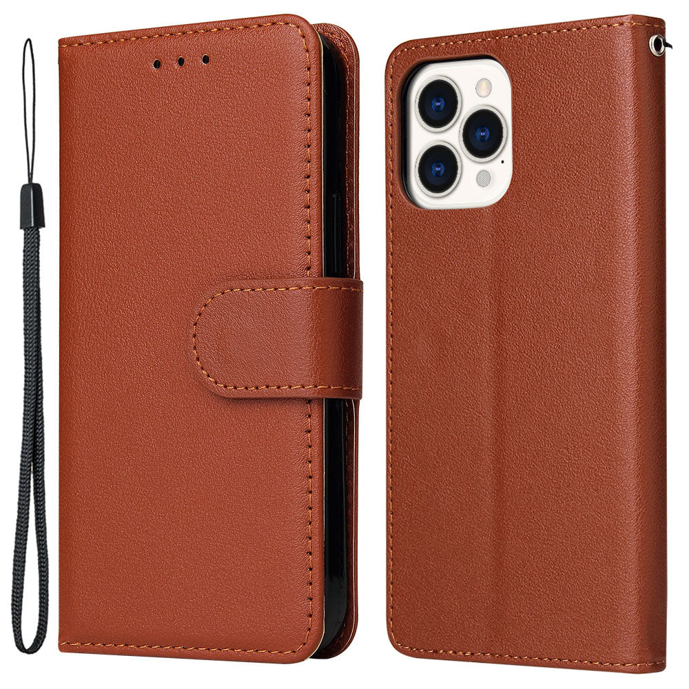 For iPhone 11 Pro Shockproof Case Anti-Scratch PU Leather Wallet Phone Cover