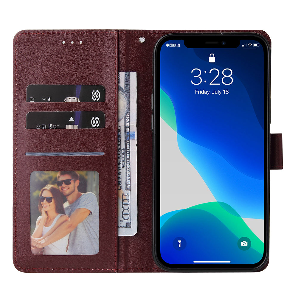 For iPhone 11 Pro Max Case Magnetic PU Leather Stand Flip Phone Cover