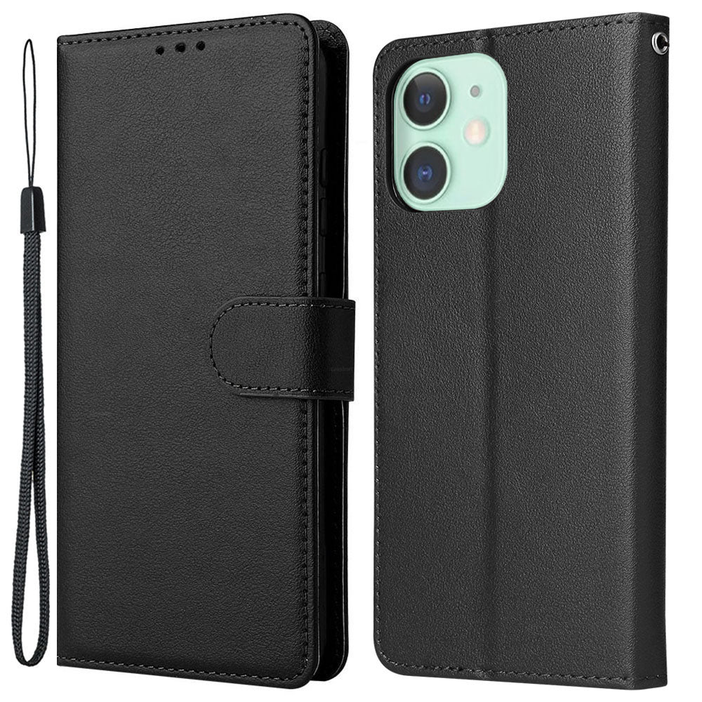 For iPhone 11 Case PU Leather+Shockproof TPU Wallet Phone Cover