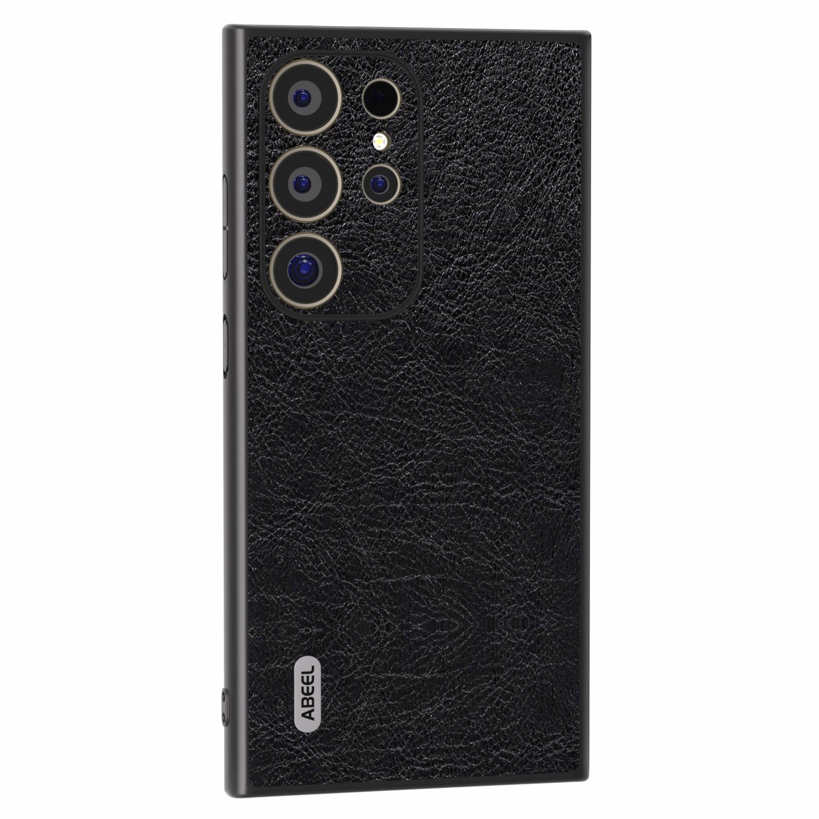 ABEEL For Samsung Galaxy S24 Ultra Case PU Leather Coated PC+TPU Non-Slip Grip Cover