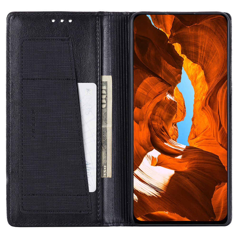MUXMA MX109 For Realme 12+ 5G Case RFID Blocking Magnetic Closing Phone Cover