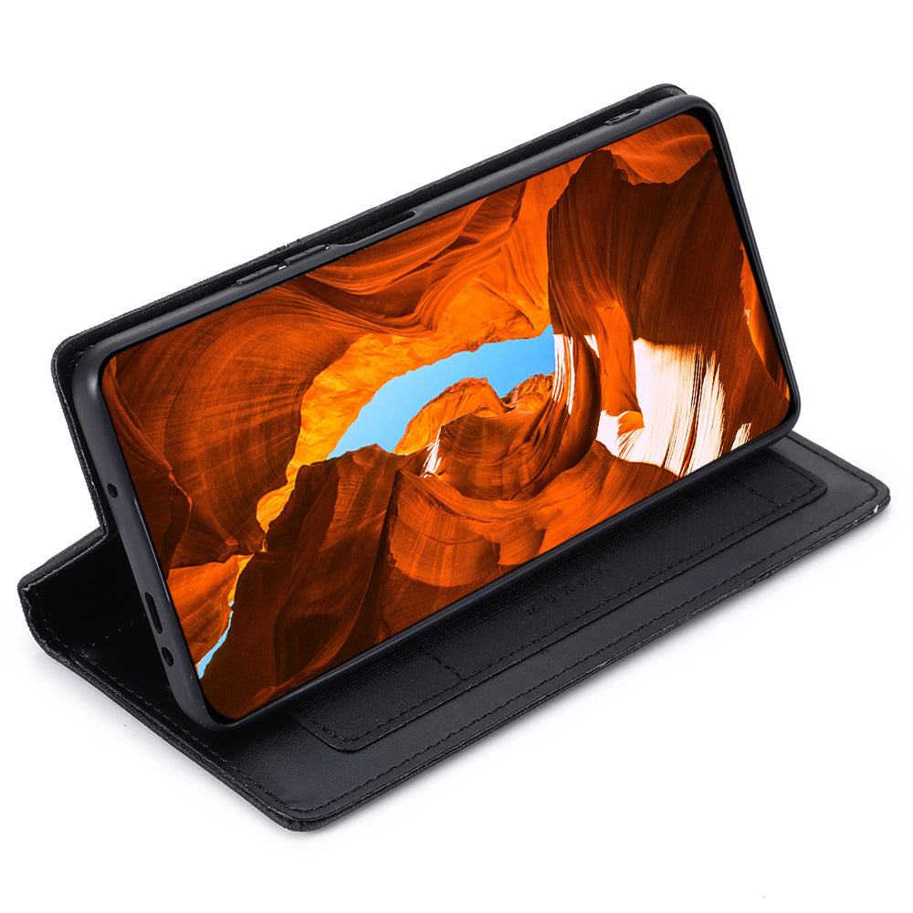 MUXMA MX109 For Xiaomi 14 Magnetic Phone Case RFID Blocking Stand Cover