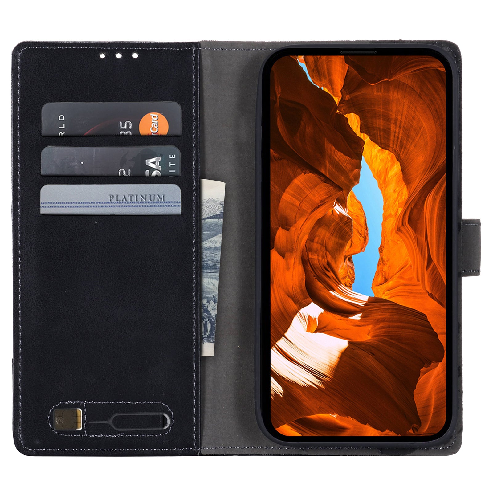 MUXMA MX102 For Xiaomi 14 Wallet Case PU Leather Stand Folio Phone Cover