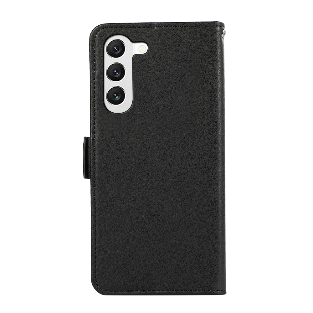 ABEEL For Samsung Galaxy S23+ 5G Case Soft PU Leather RFID Blocking Wallet Phone Shell