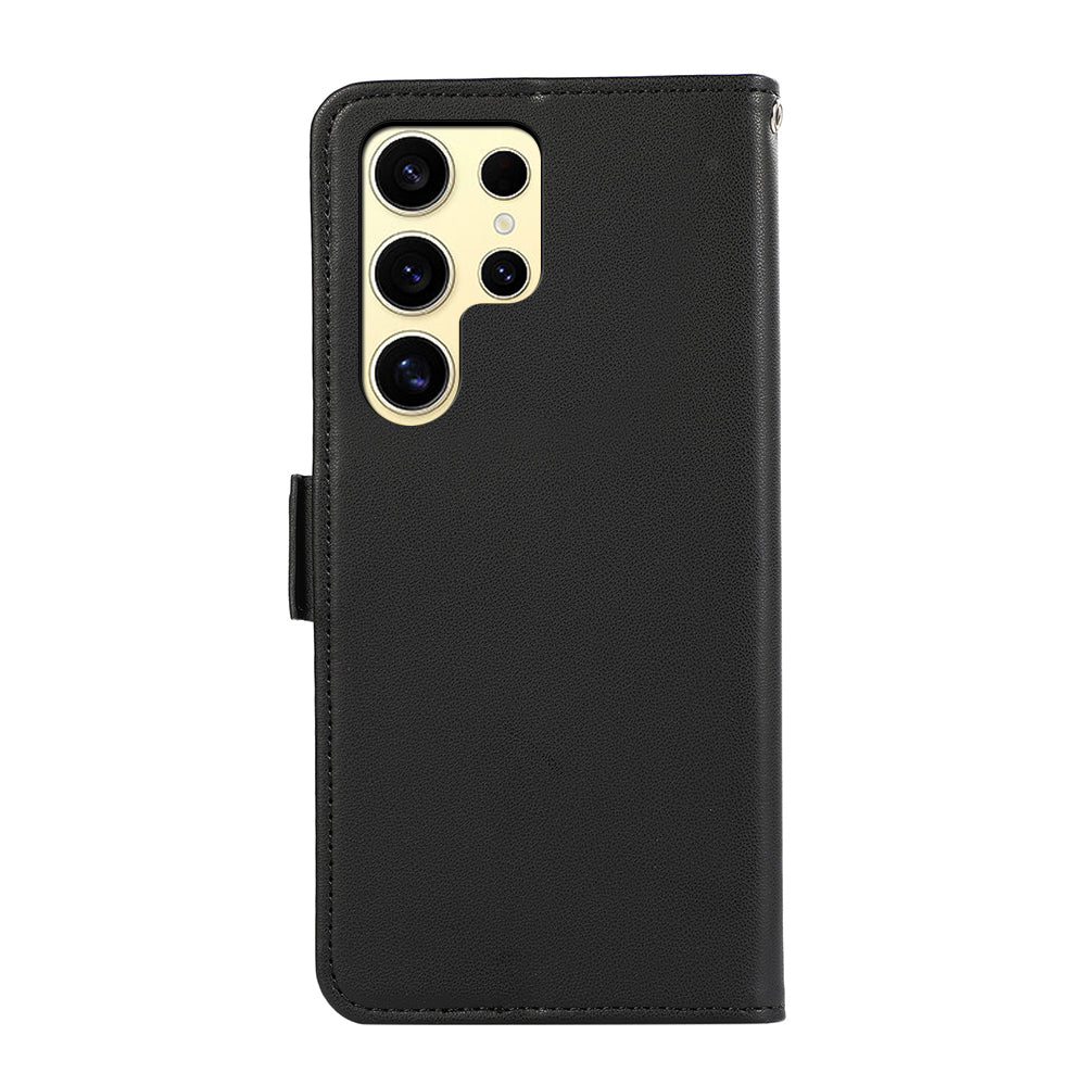 ABEEL For Samsung Galaxy S23 Ultra Leather Case RFID Blocking Wallet Flip Stand Phone Cover