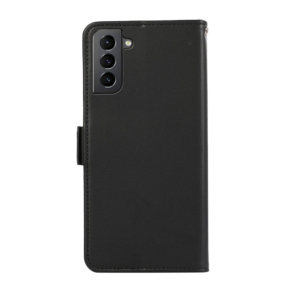 ABEEL For Samsung Galaxy S21 5G / S21 4G Case RFID Blocking Card Holder Cell Phone Cover