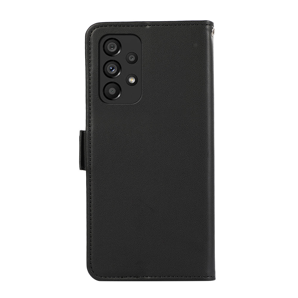 ABEEL For Samsung Galaxy A52 4G / A52 5G / A52s 5G Phone Shell RFID Blocking Wallet PU Leather Stand Case