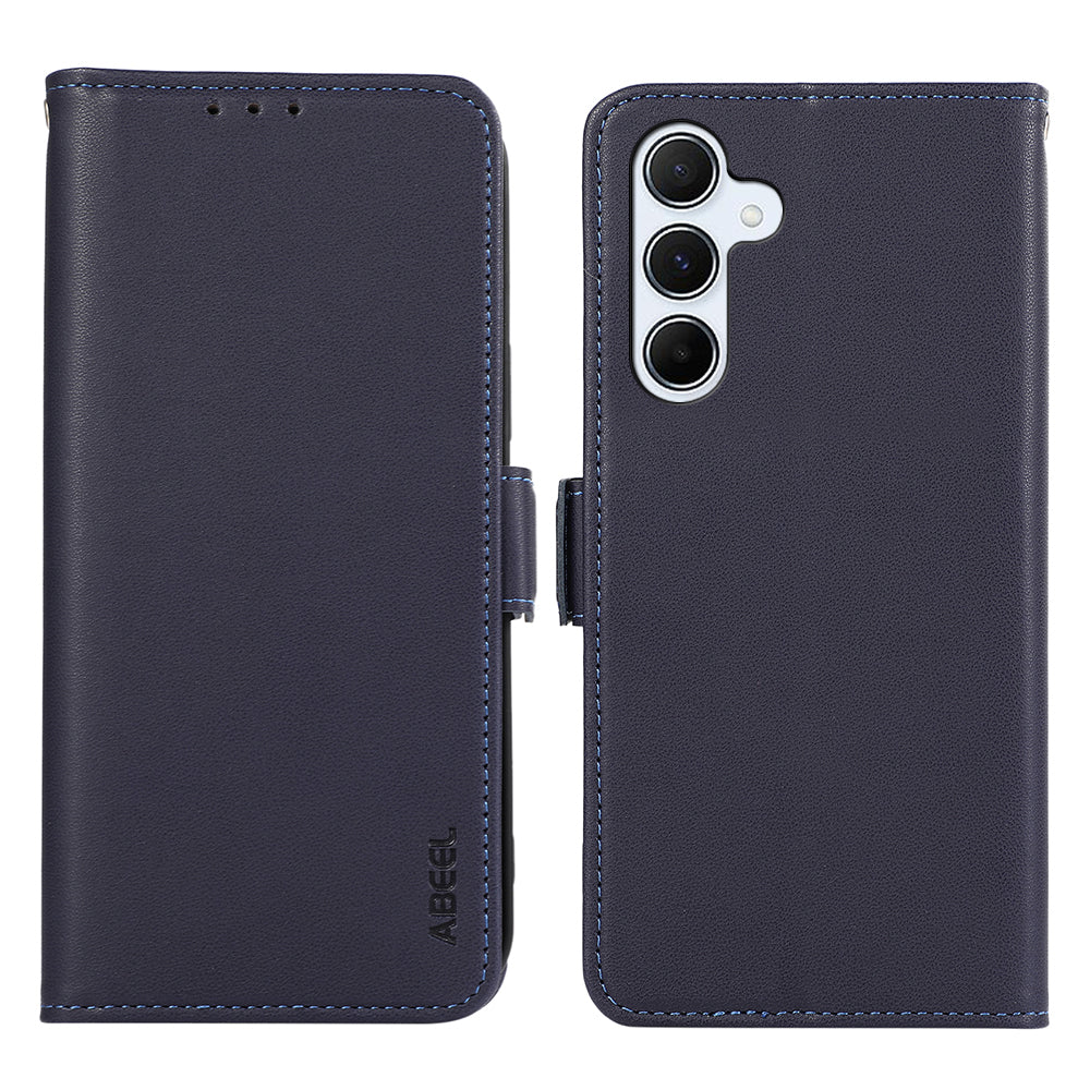 ABEEL PU Leather Case for Samsung Galaxy A54 5G RFID Blocking Wallet Cell Phone Stand Cover