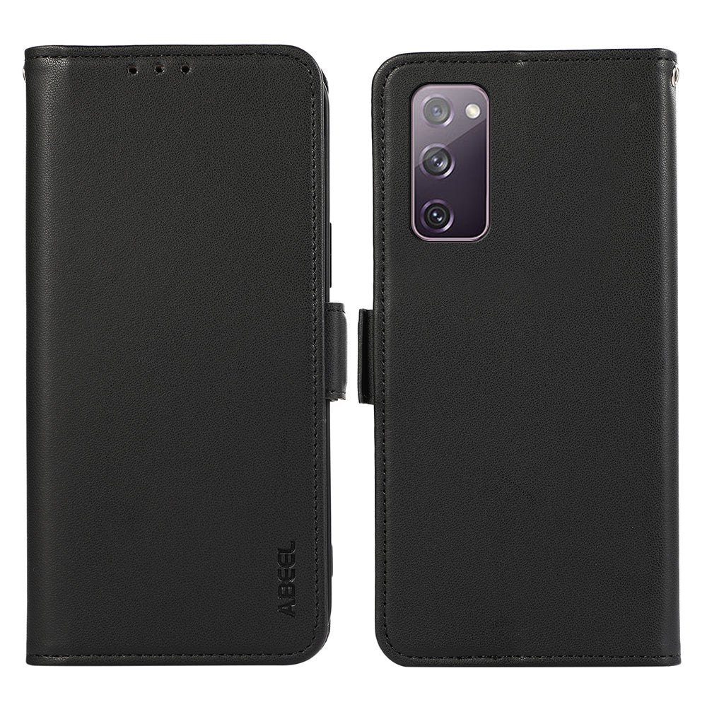 ABEEL For Samsung Galaxy S20 FE / S20 FE 5G / S20 FE 2022 / S20 Lite Case Leather RFID Blocking Wallet Phone Shell