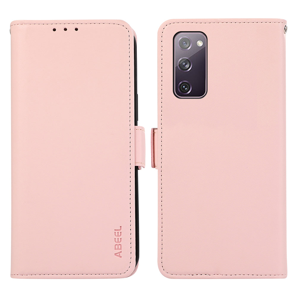 ABEEL For Samsung Galaxy S20 FE / S20 FE 5G / S20 FE 2022 / S20 Lite Case Leather RFID Blocking Wallet Phone Shell