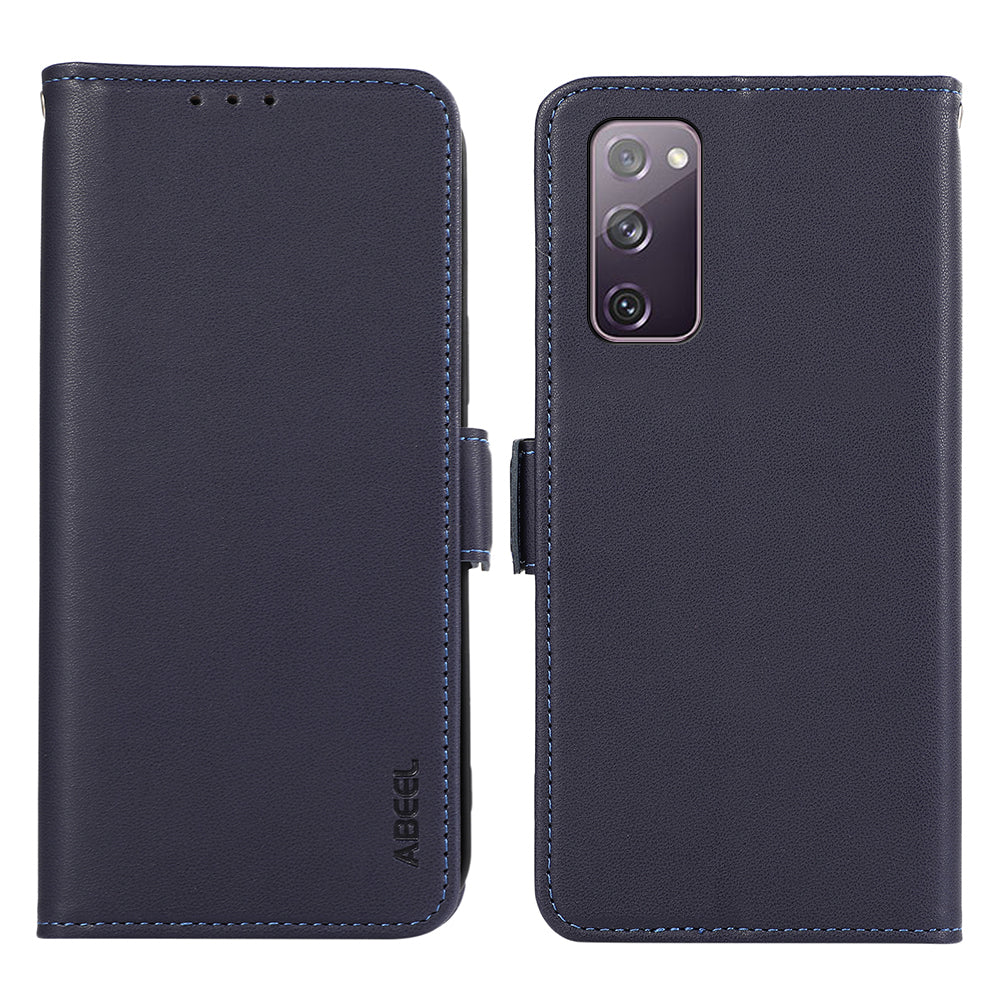 ABEEL For Samsung Galaxy S20 FE / S20 FE 5G / S20 FE 2022 / S20 Lite Case Leather RFID Blocking Wallet Phone Shell