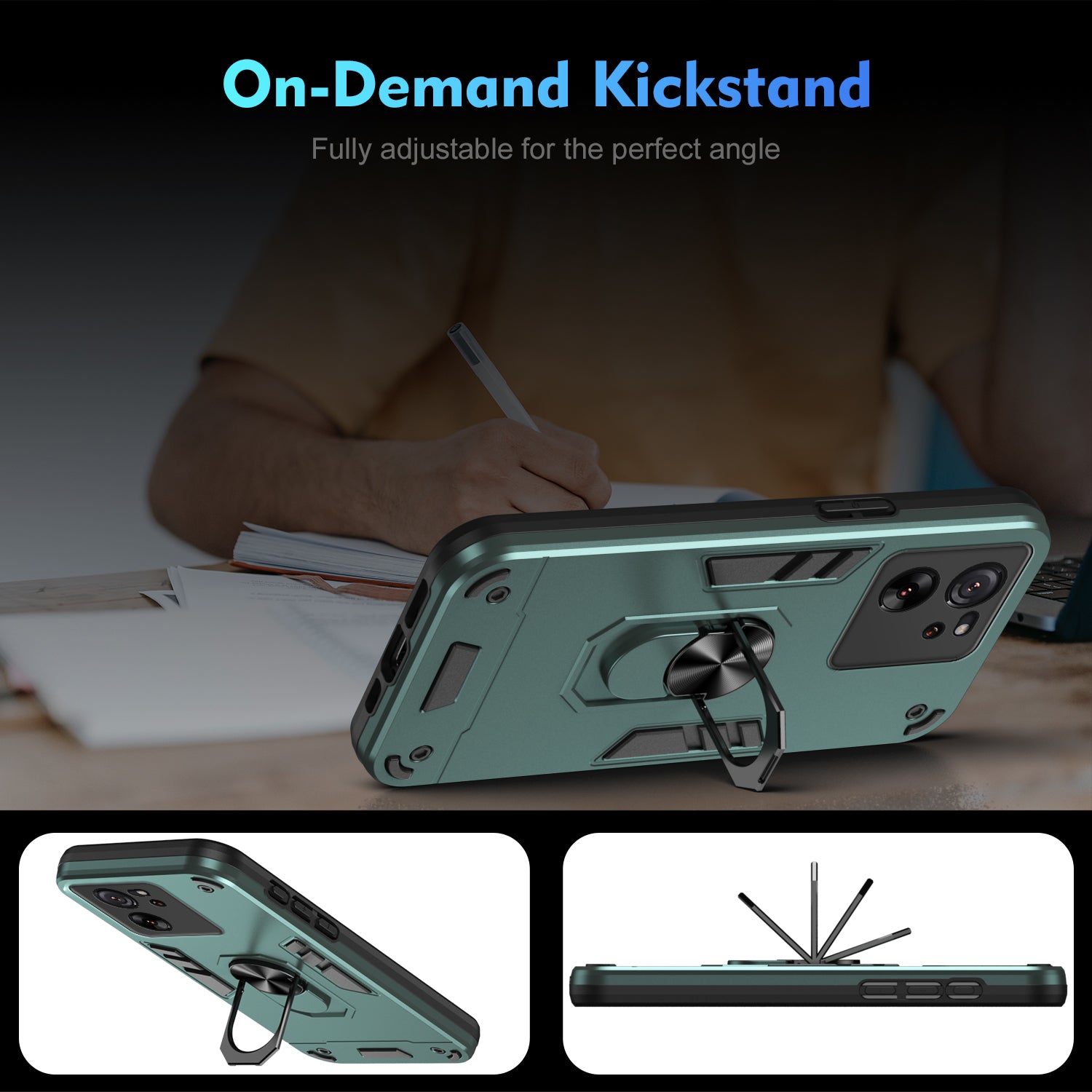 For Xiaomi 13T / 13T Pro / Redmi K60 Ultra Case PC+TPU Dual-Layer Protective Phone Cover