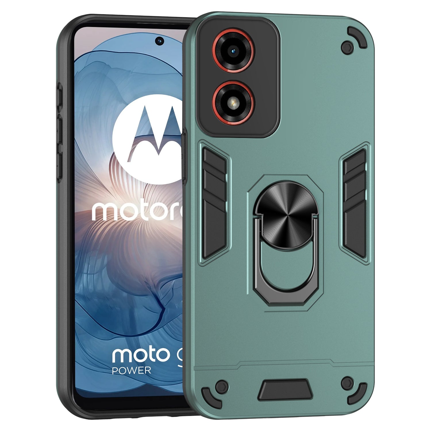 For Motorola Moto G24 4G / G04 4G Slim Case Kickstand Car Mount Phone Case