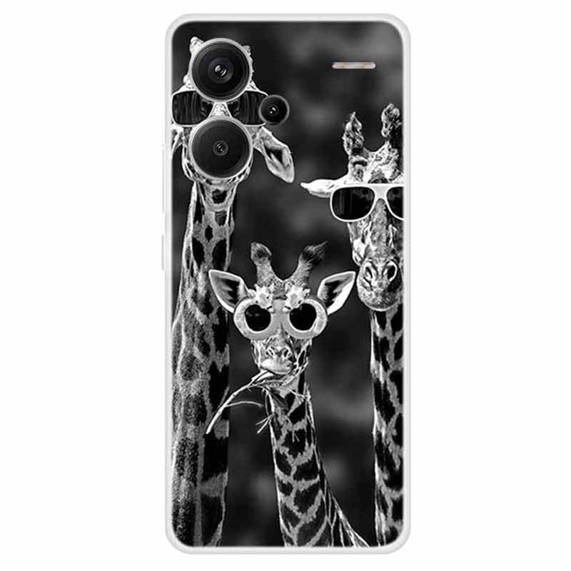 For Xiaomi Redmi Note 13 Pro+ 5G TPU Case Pattern Printing Back Phone Cover