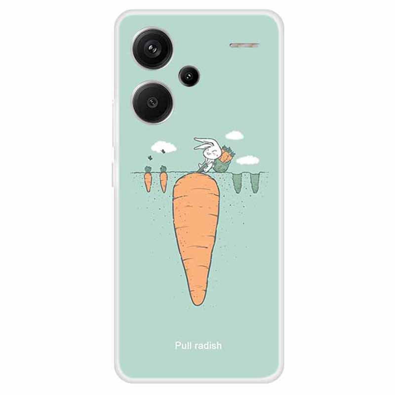 For Xiaomi Redmi Note 13 Pro+ 5G TPU Case Pattern Printing Back Phone Cover
