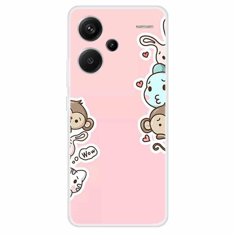 For Xiaomi Redmi Note 13 Pro+ 5G TPU Case Pattern Printing Back Phone Cover