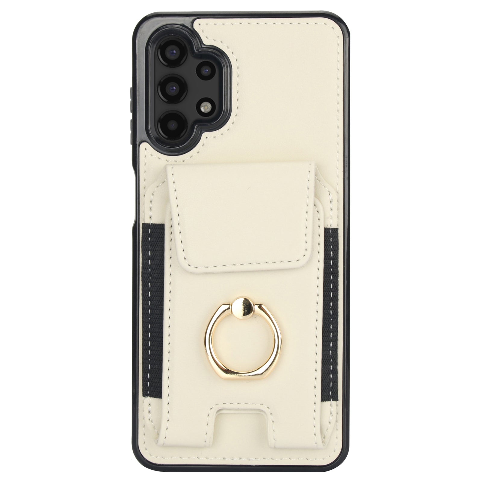 For Samsung Galaxy A13 5G / 4G Case Leather+TPU Phone Cover with Rotary Kickstand Card Holder