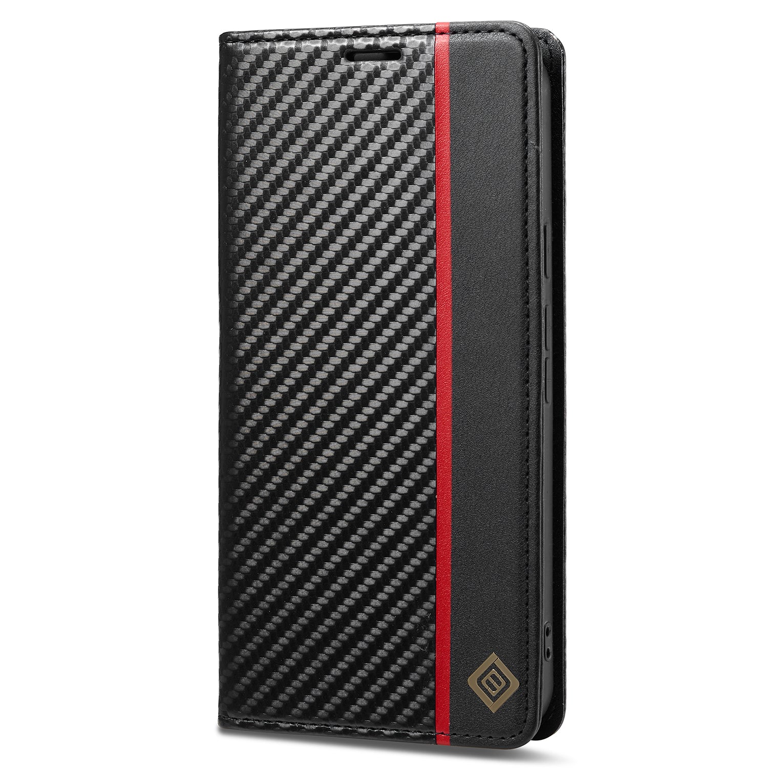 LC.IMEEKE For Google Pixel 9 Pro Wallet Case Carbon Fiber Texture Leather Flip Phone Cover