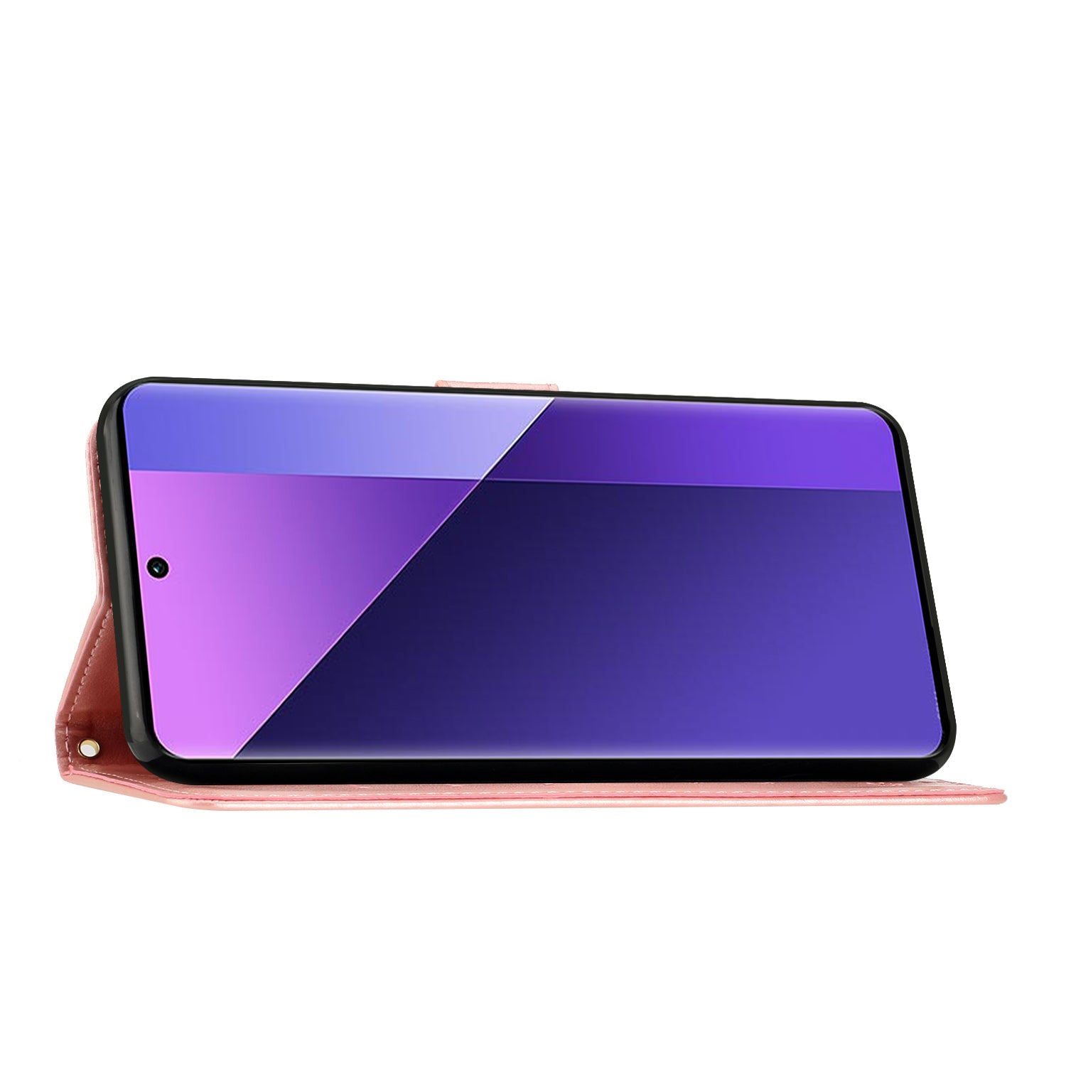For Oppo Reno11 5G (Global) Wallet Case Butterfly Pattern PU Leather Phone Cover