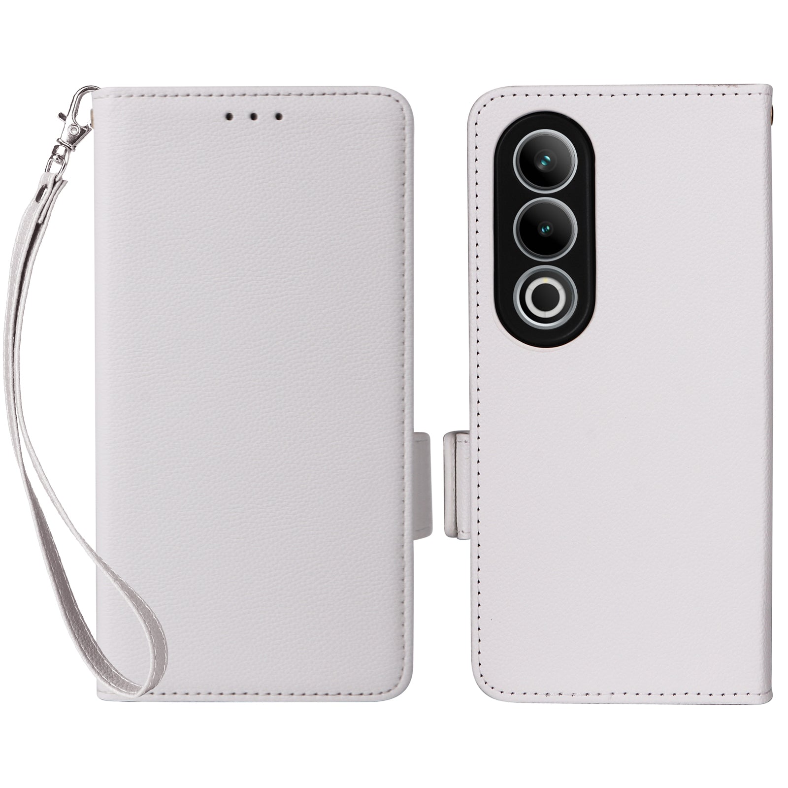 For OnePlus Ace 3V 5G / Nord CE4 5G Litchi Texture Case PU Leather Flip Wallet Phone Cover