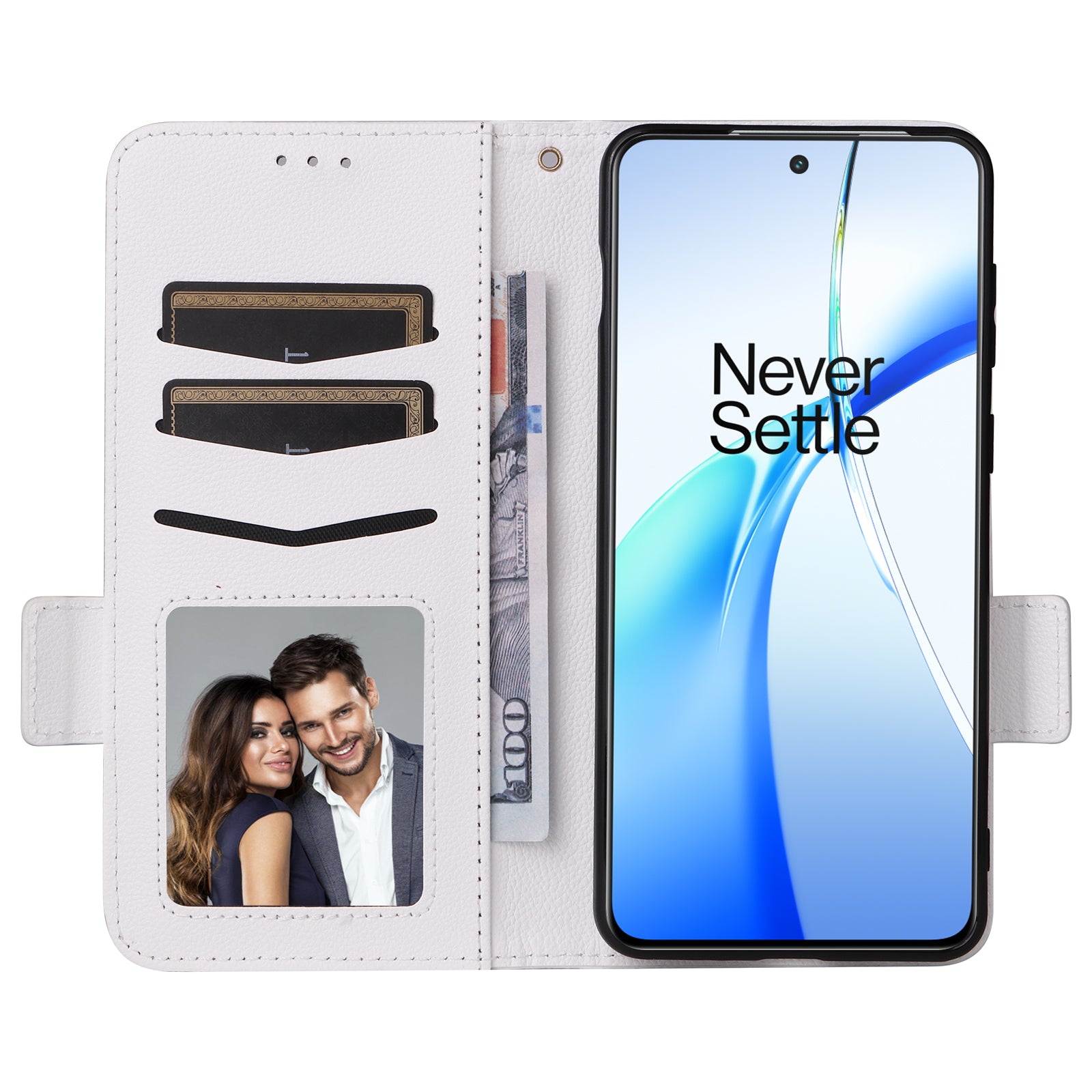 For OnePlus Ace 3V 5G / Nord CE4 5G Litchi Texture Case PU Leather Flip Wallet Phone Cover
