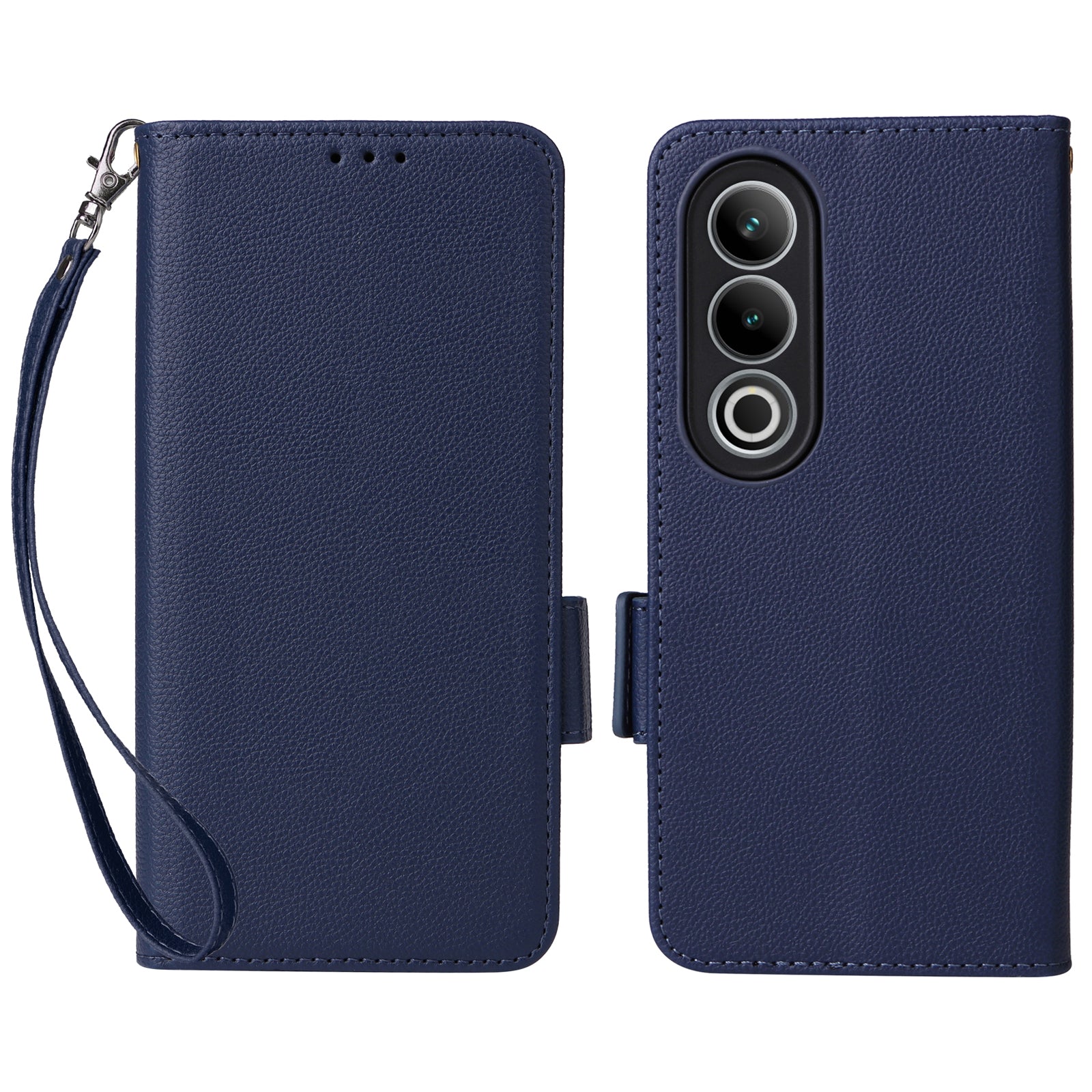 For OnePlus Ace 3V 5G / Nord CE4 5G Litchi Texture Case PU Leather Flip Wallet Phone Cover