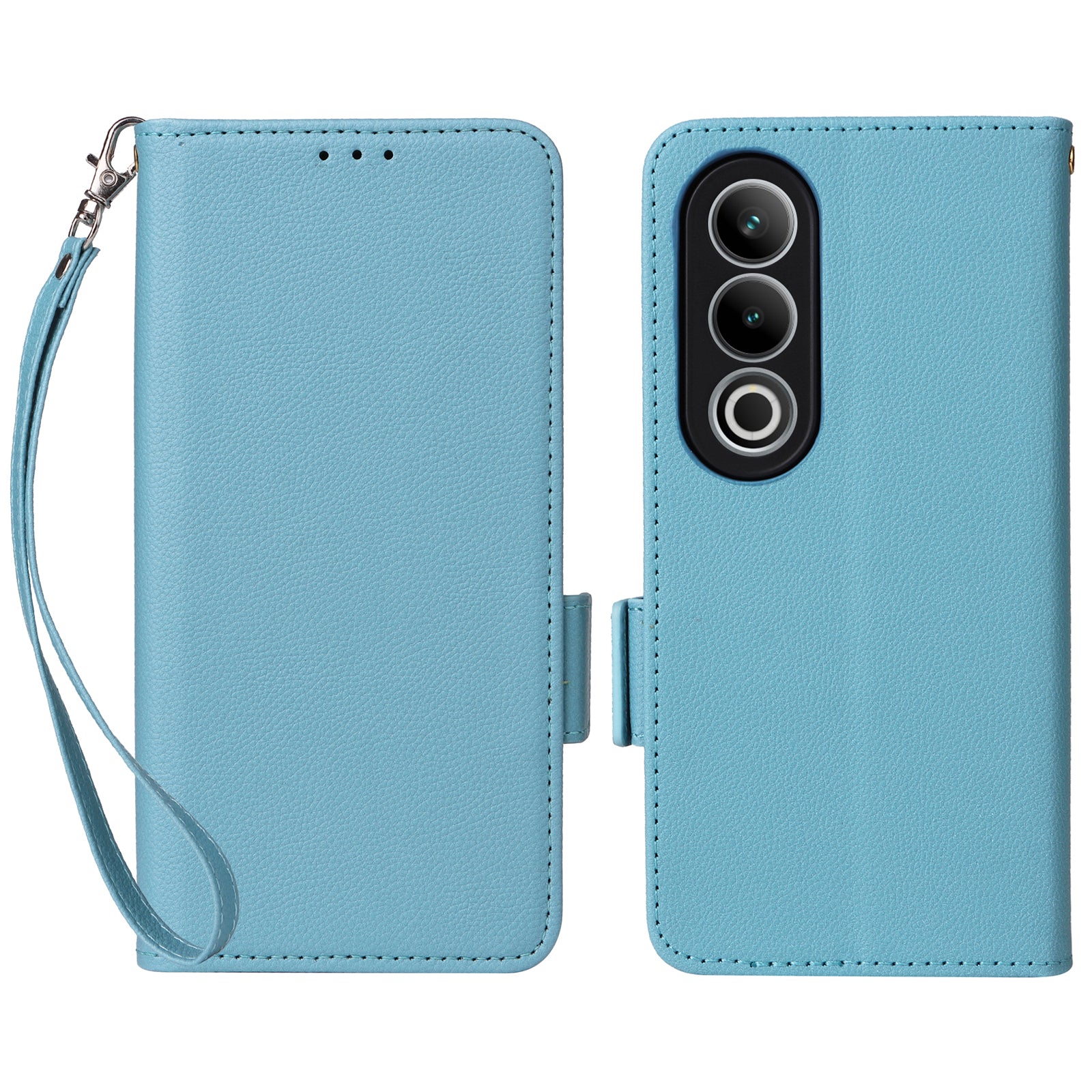 For OnePlus Ace 3V 5G / Nord CE4 5G Litchi Texture Case PU Leather Flip Wallet Phone Cover
