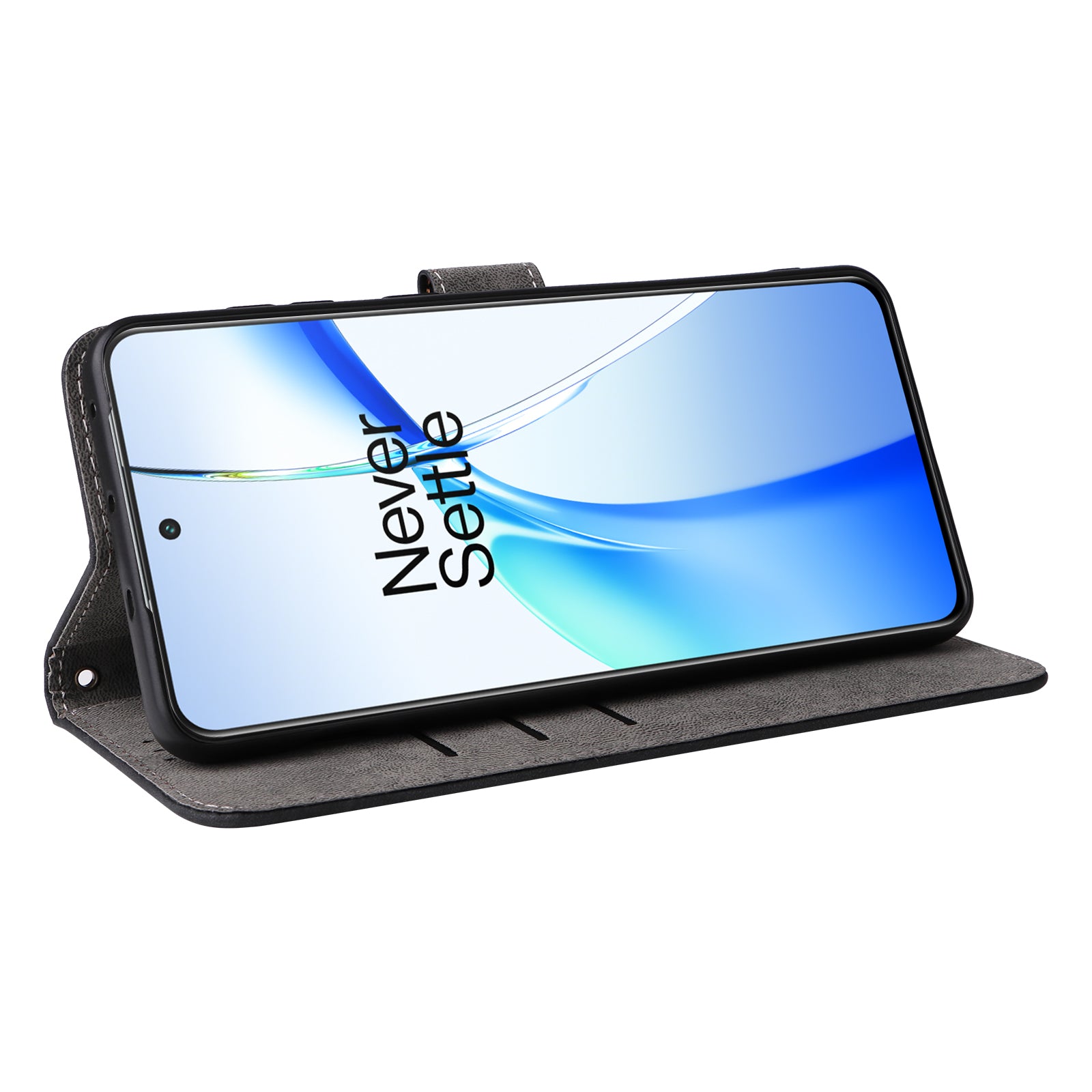 For OnePlus Ace 3V 5G / Nord CE4 5G Case RFID Blocking Wallet Leather Cellphone Cover with Hand Strap