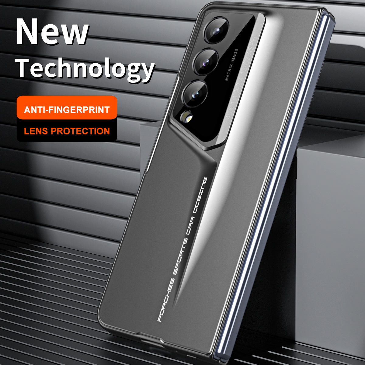 918 Series for Samsung Galaxy Z Fold4 5G PC Phone Case with Stylus and Tempered Glass Film